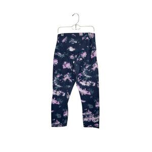 Lululemon Align Crop Leggings Circulate Tie Dye Mineral Blue Purple Size 6